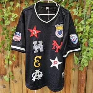 Black Legends Never Die Negro League Teams Patchwork Jersey